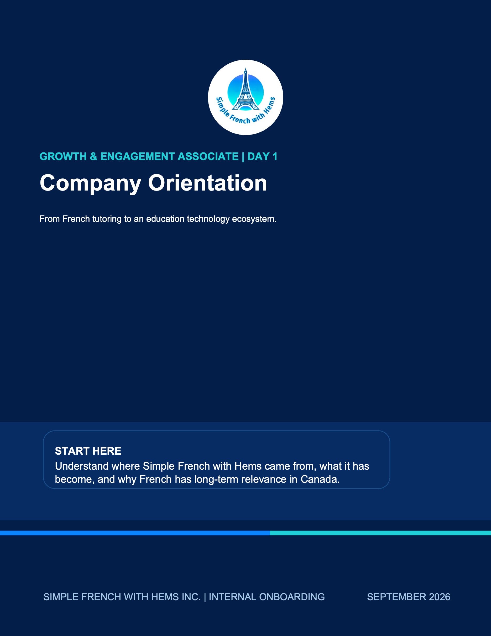 Day 1 original training page 1