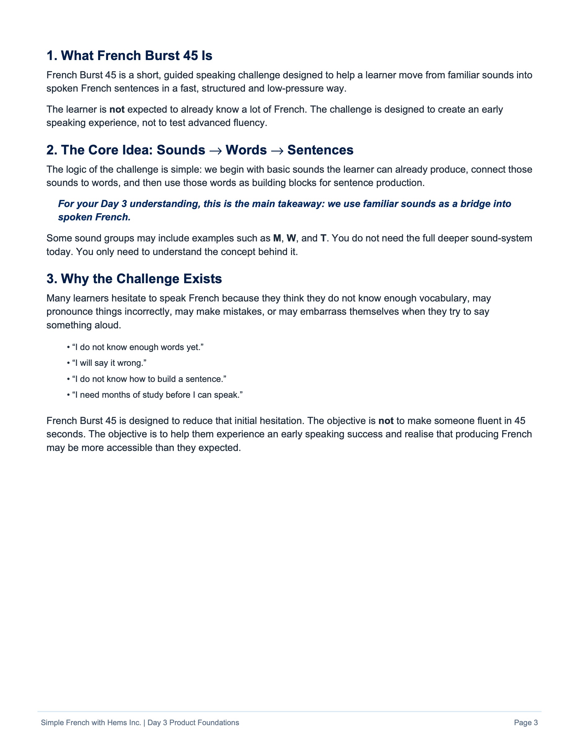 Day 3 original training page 3