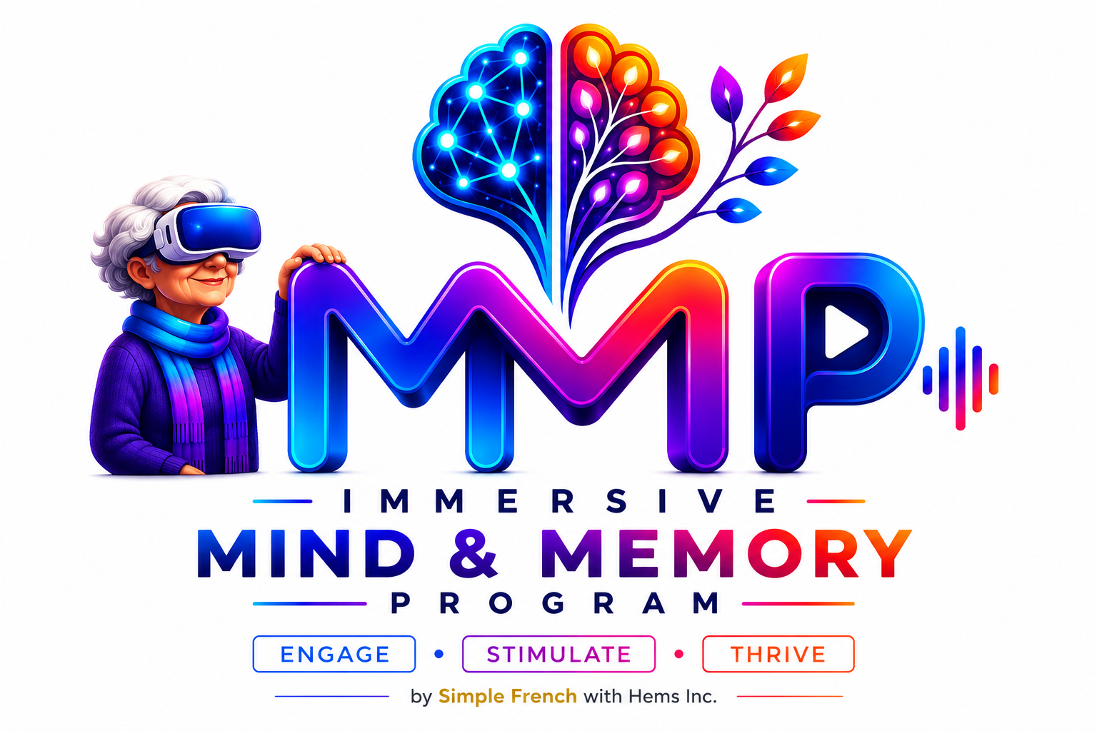 Official IMMP Immersive Mind & Memory Program logo